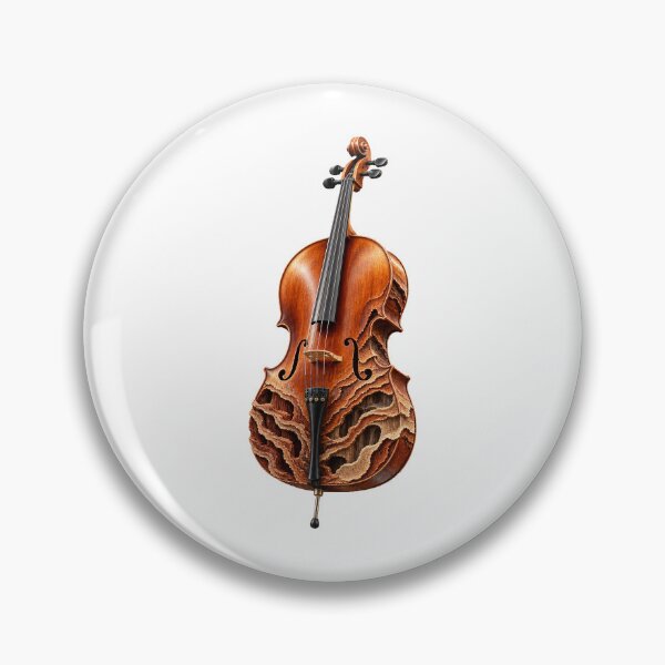 Item preview, Eroded Cello Nature Inspired Music Art designed and sold by ROVVI.