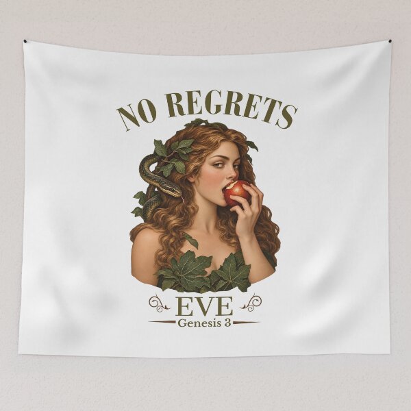 Item preview, No Regrets Eve - Genesis 3 Vintage Biblical Art - Original Sin designed and sold by Neurospicy Trolls.