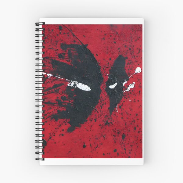 Item preview, Funny Antihero Inspired Comic Character Design with Red Mask and Swords designed and sold by PrintcoDesign.