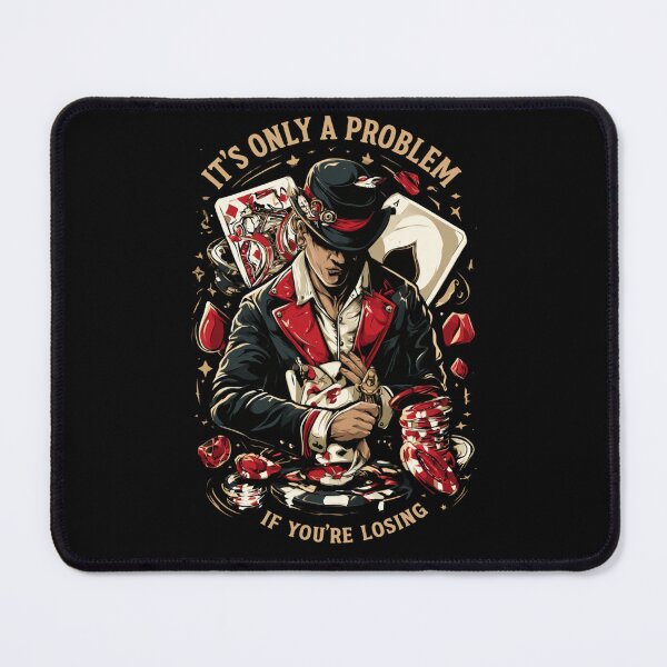 Item preview, It's Only A Problem If You're Losing – Funny Gambling Casino Poker Shirt designed and sold by DyzioSupply.
