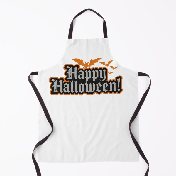 Item preview, Happy Halloween Spooky Gothic Typography with Flying Bats designed and sold by stylishsketcher.
