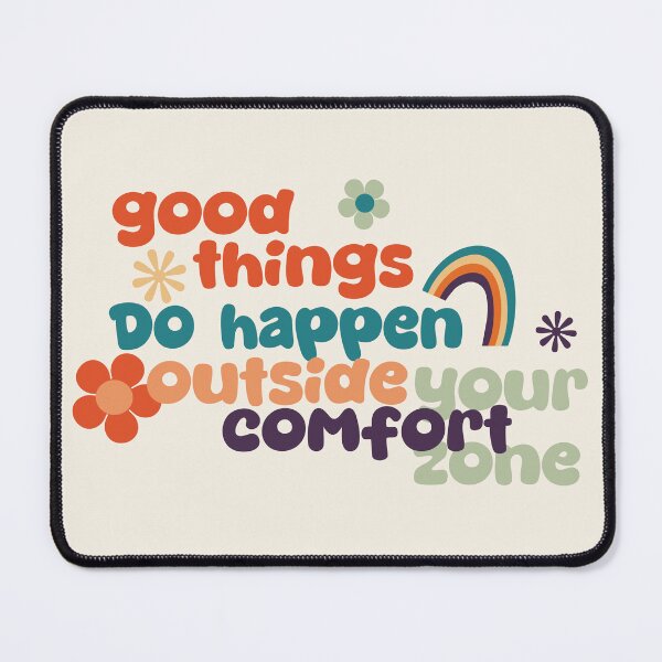 Item preview, Good Things Do Happen Outside Your Comfort Zone designed and sold by VintageStyle.