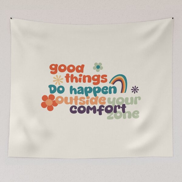 Item preview, Good Things Do Happen Outside Your Comfort Zone designed and sold by VintageStyle.