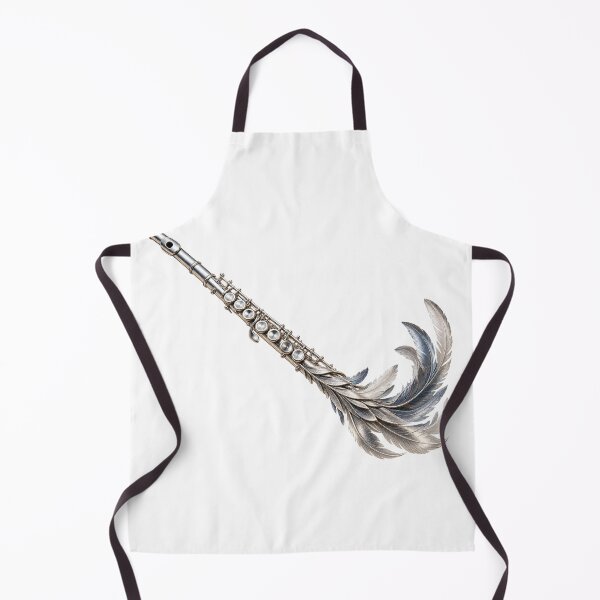 Item preview, Elegant Feather Flute Musical Art designed and sold by GraffiCity.
