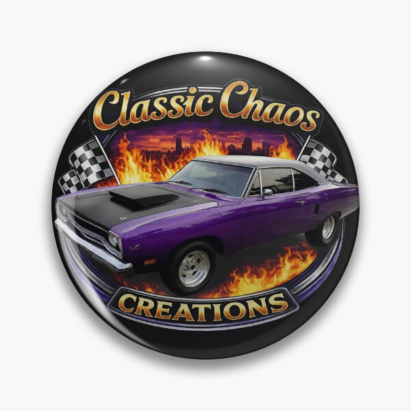 Item preview, Classic Chaos Creations – Purple Muscle Car T-Shirt designed and sold by Classic Chaos Creations.