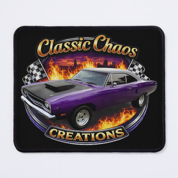 Item preview, Classic Chaos Creations – Purple Muscle Car T-Shirt designed and sold by Classic Chaos Creations.