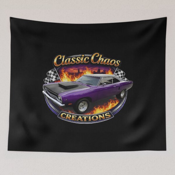 Item preview, Classic Chaos Creations – Purple Muscle Car T-Shirt designed and sold by Classic Chaos Creations.