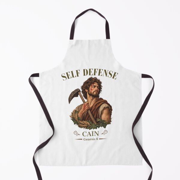 Item preview, Cain Self Defense Genesis 4 - Funny Dark Biblical Humor Christian Art designed and sold by Neurospicy Trolls.