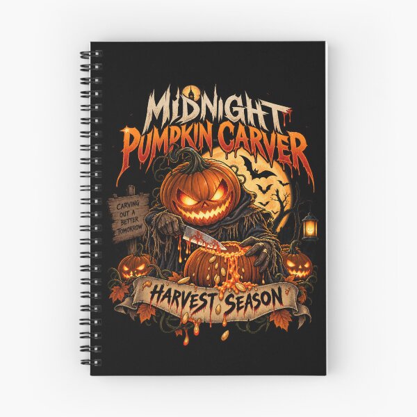 Item preview, Midnight Pumpkin Carver - Halloween Harvest Horror designed and sold by SidTastic .