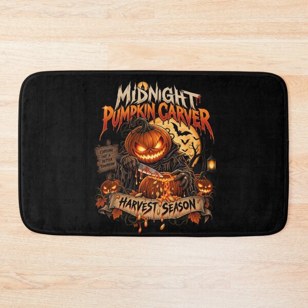Item preview, Midnight Pumpkin Carver - Halloween Harvest Horror designed and sold by SidTastic .