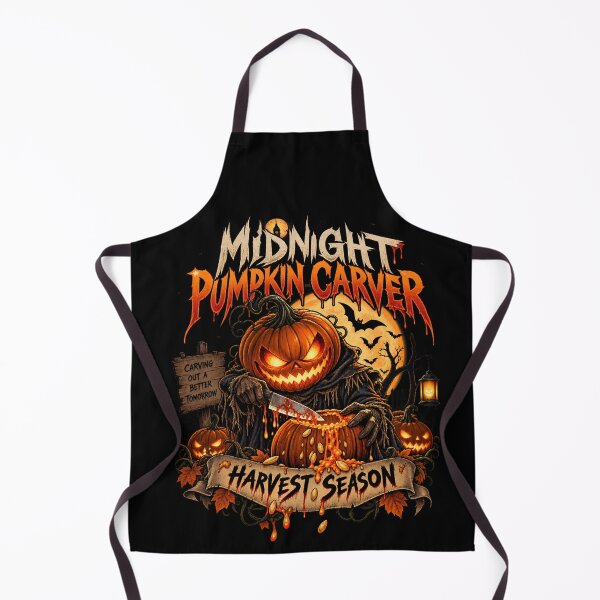 Item preview, Midnight Pumpkin Carver - Halloween Harvest Horror designed and sold by SidTastic .