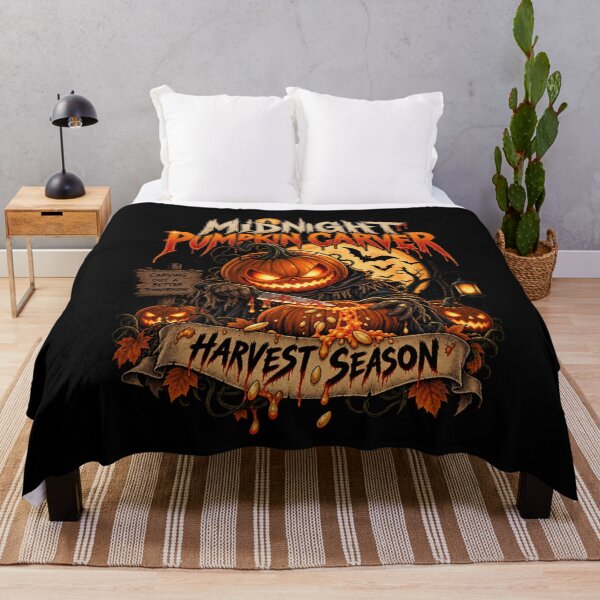Item preview, Midnight Pumpkin Carver - Halloween Harvest Horror designed and sold by SidTastic .