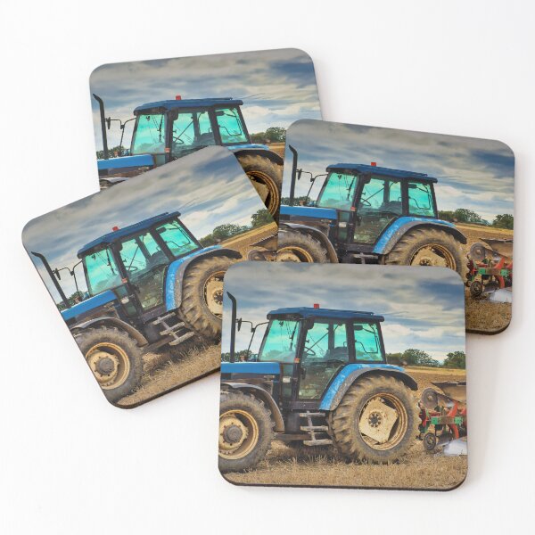 Item preview, Blue Tractor with Plough attached designed and sold by JEZ22.