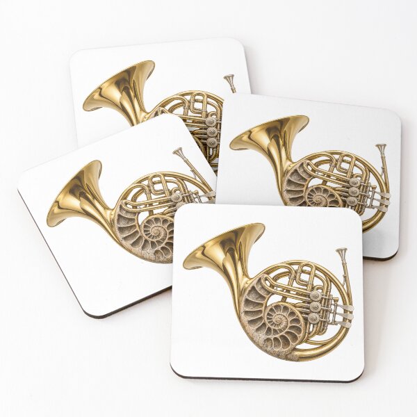 Item preview, Fossil Ammonite French Horn Art designed and sold by ROVVI.