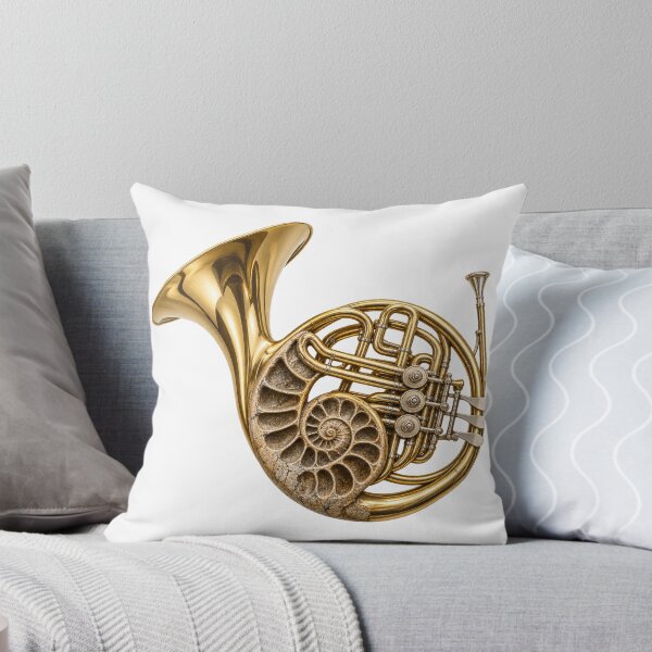 Item preview, Fossil Ammonite French Horn Art designed and sold by GraffiCity.