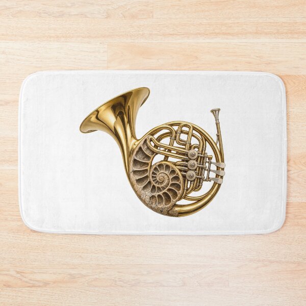 Item preview, Fossil Ammonite French Horn Art designed and sold by ROVVI.