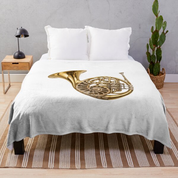 Item preview, Fossil Ammonite French Horn Art designed and sold by GraffiCity.