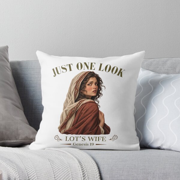 Item preview, Just One Look - Lot's Wife Genesis 19 - Pillar of Salt Biblical Art designed and sold by Neurospicy Trolls.