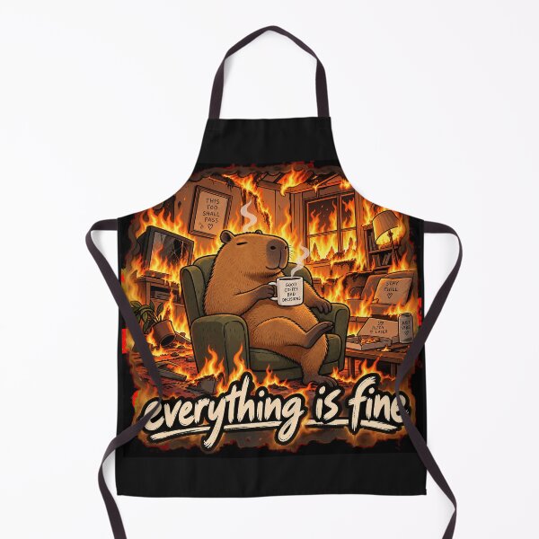 Item preview, Kapibara everything is fine designed and sold by SupremeArtisimo.