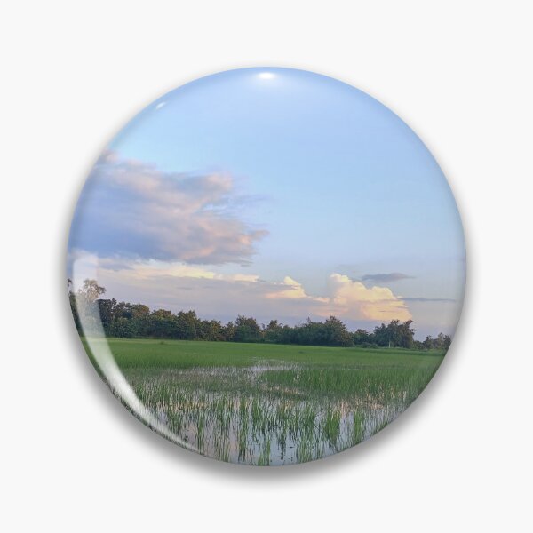 Item preview, Peaceful rice field  designed and sold by VIEWfdreams.