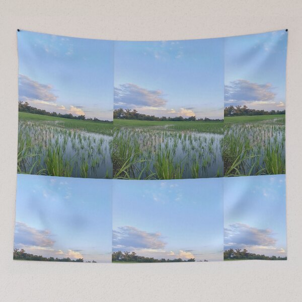 Item preview, Peaceful rice field  designed and sold by VIEWfdreams.