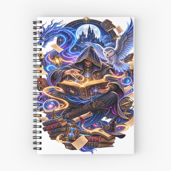 Item preview, Magic wizard book art designed and sold by urbanshop7.