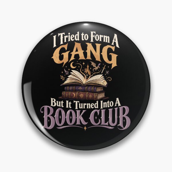 Item preview, I Tried To Form A Gang But It Turned Into A Book Club designed and sold by J-Style-Design.