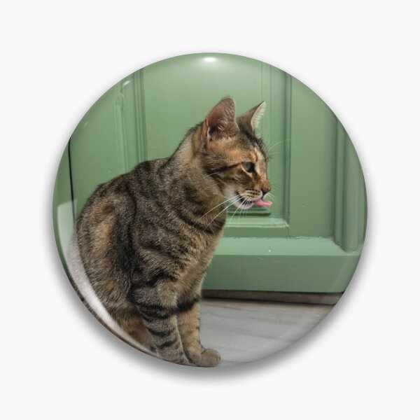 Item preview, Tabby Cat at Green Door, Greece designed and sold by framesdeviagem.