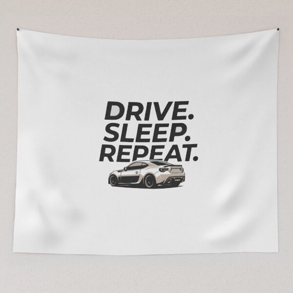 Item preview, Drive sleep repeat  -car-car lovers-racing-car quotes designed and sold by heroes-one.