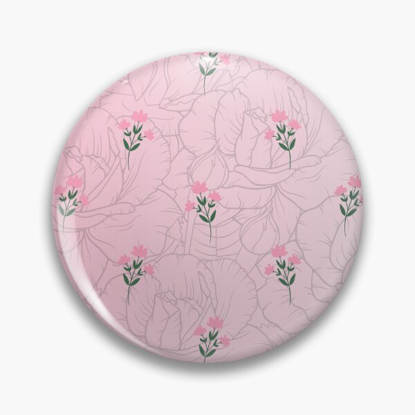 Item preview, Soft Pink Floral Line Art Pattern Aesthetic designed and sold by FKA1Design.