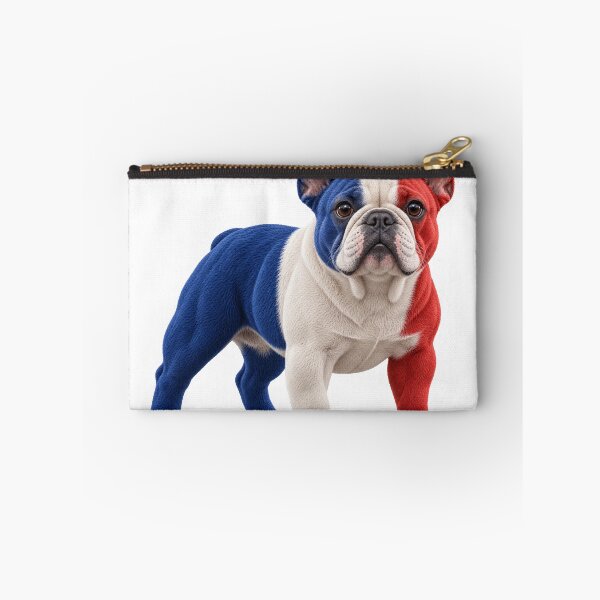Item preview, French Bulldog French Flag Patriotic Art designed and sold by ROVVI.