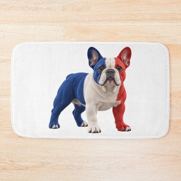 Item preview, French Bulldog French Flag Patriotic Art designed and sold by ROVVI.
