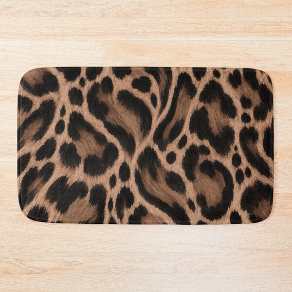 Item preview, Abstract Brown Leopard Print – Luxury Black & Tan Animal Pattern designed and sold by HO•Designs.