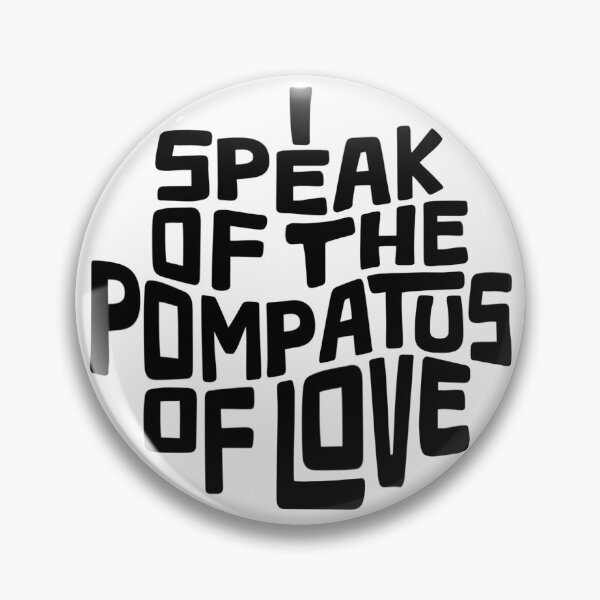 Item preview, Pompatus of Love Word Art designed and sold by Unhinged Heather.