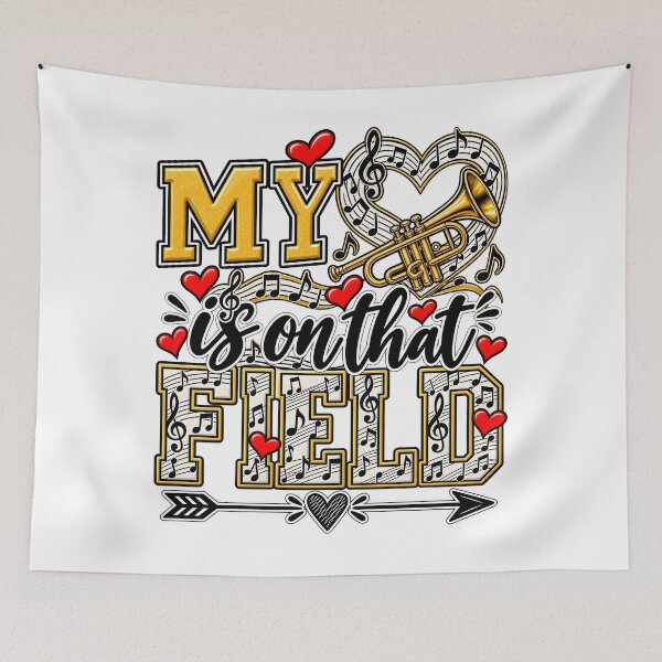 Item preview, My Heart is on the field marching band designed and sold by sibrina1.