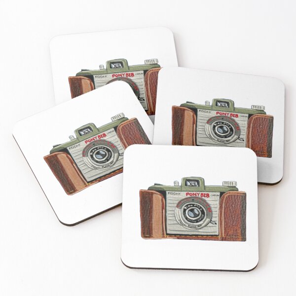 Item preview, Vintage Kodak Pony 828 Camera, hand painted designed and sold by KateIvesArt.