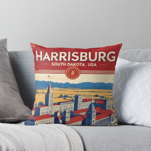 Item preview, Harrisburg South Dakota Vintage Travel Tourism designed and sold by TravelersGems.