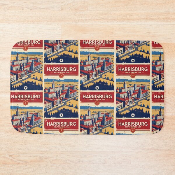 Item preview, Harrisburg South Dakota Vintage Travel Tourism designed and sold by TravelersGems.