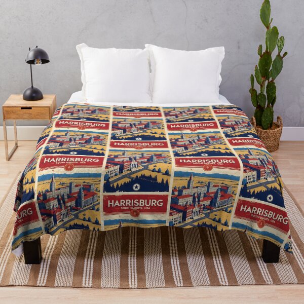 Item preview, Harrisburg South Dakota Vintage Travel Tourism designed and sold by TravelersGems.