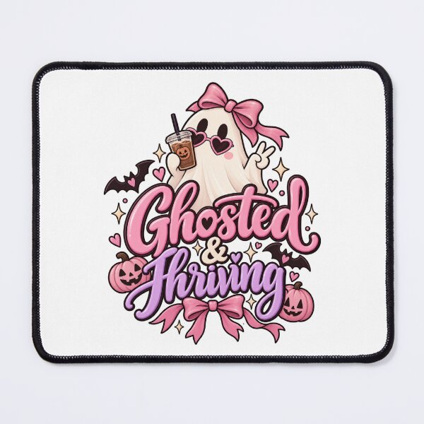 Item preview, Ghosted & Thriving Cute Halloween Ghost Coffee Design designed and sold by Funkystreet.