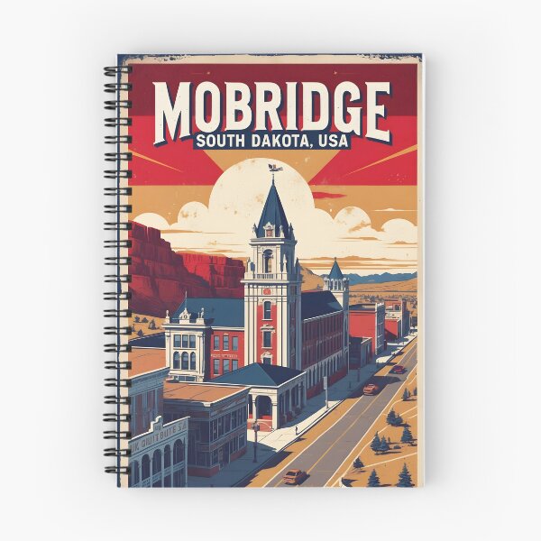 Item preview, Mobridge South Dakota Vintage Travel Tourism designed and sold by TravelersGems.