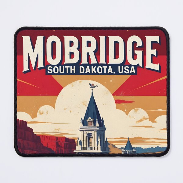 Item preview, Mobridge South Dakota Vintage Travel Tourism designed and sold by TravelersGems.
