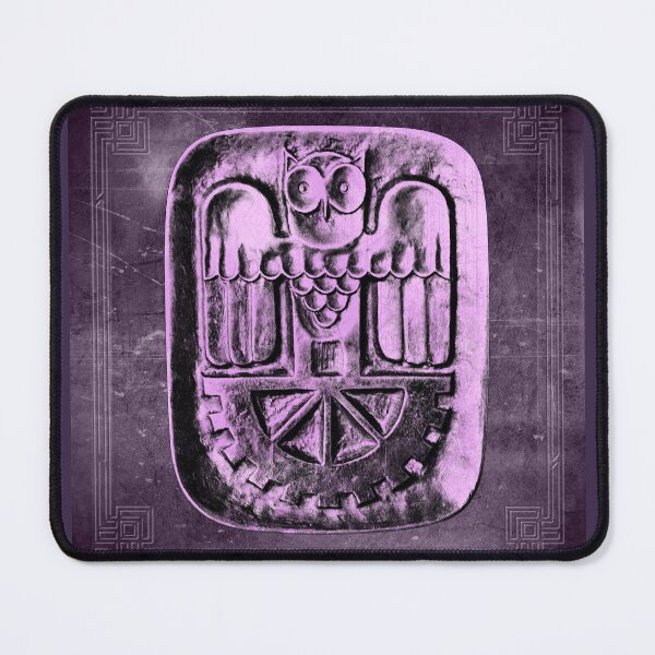 Item preview, Stylized Owl Relief Bronze Door Plate Design Violet designed and sold by Ghoul Enterprises.