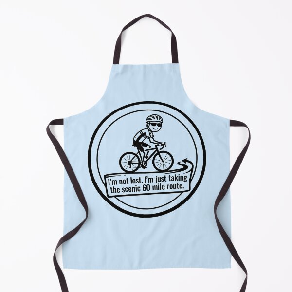 Item preview, I'm Not Lost - Cyclist Embracing Scenic Route designed and sold by ThreadRiotTees.
