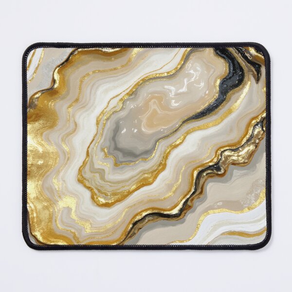 Item preview, Gold Black & Silver Oyster Abstract – Elegant Coastal Luxury Art Design ? designed and sold by PeacefulD-signs.