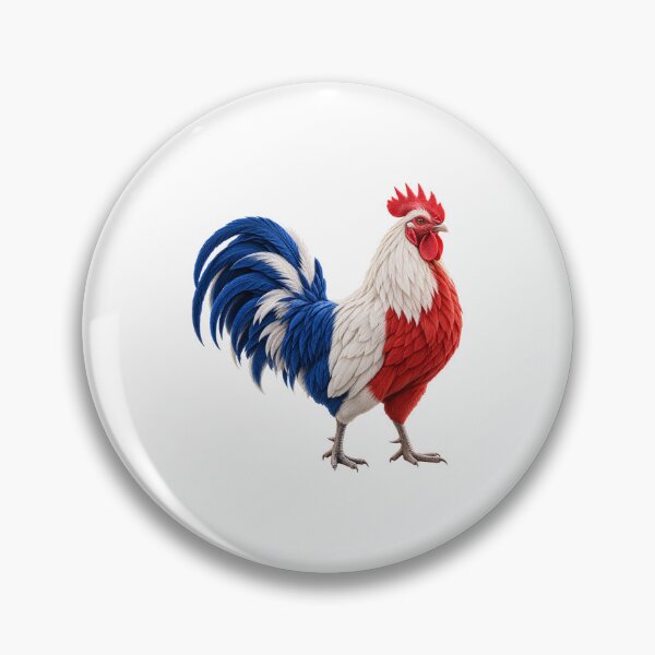 Item preview, French Gallic Rooster Tricolor France Art designed and sold by ROVVI.