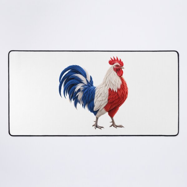 Item preview, French Gallic Rooster Tricolor France Art designed and sold by GraffiCity.