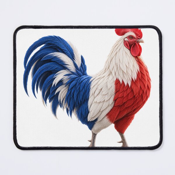 Item preview, French Gallic Rooster Tricolor France Art designed and sold by ROVVI.