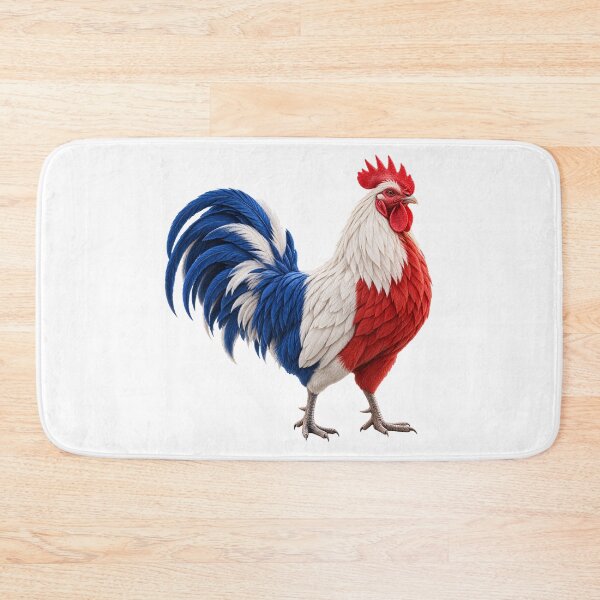 Item preview, French Gallic Rooster Tricolor France Art designed and sold by GraffiCity.