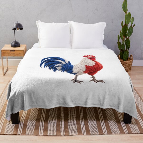 Item preview, French Gallic Rooster Tricolor France Art designed and sold by GraffiCity.